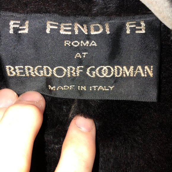 FENDI Bergdorf Goodman SPECTACULAR full length swing shearling fur coat … - Picture 2 of 9